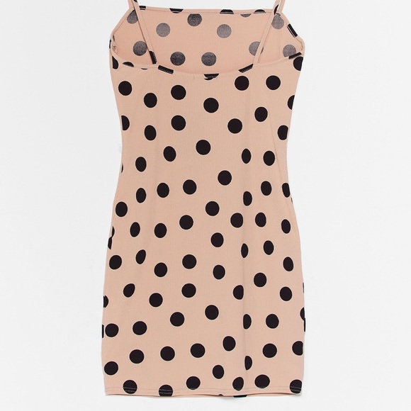 Polka Dot Slight Cowl Neck Tea Party Piece - Picture 4 of 5